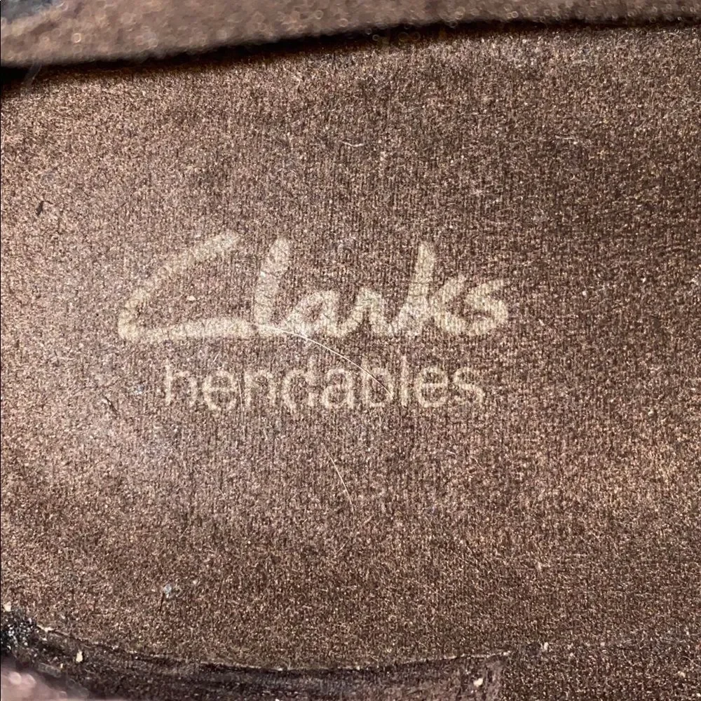 Clarks Women's Dark Brown Chukka Boots Sz 10 Cottage Boho
